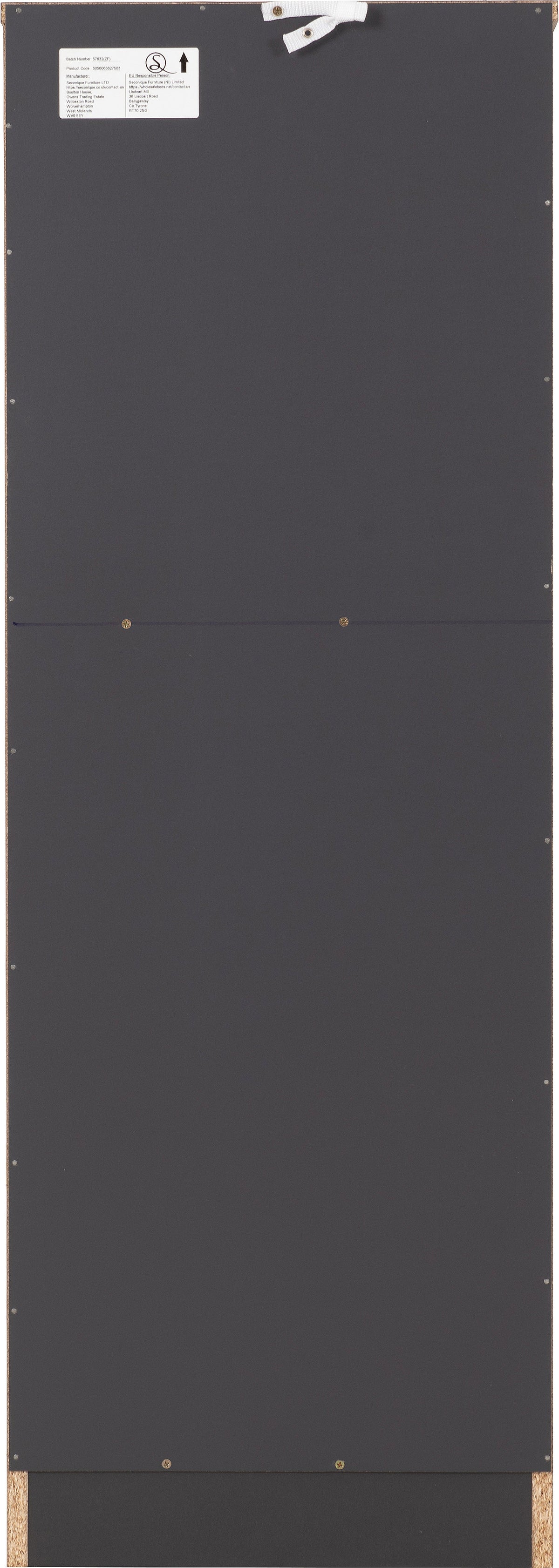 Malvern 5 Drawer Narrow Chest - Grey - view 5