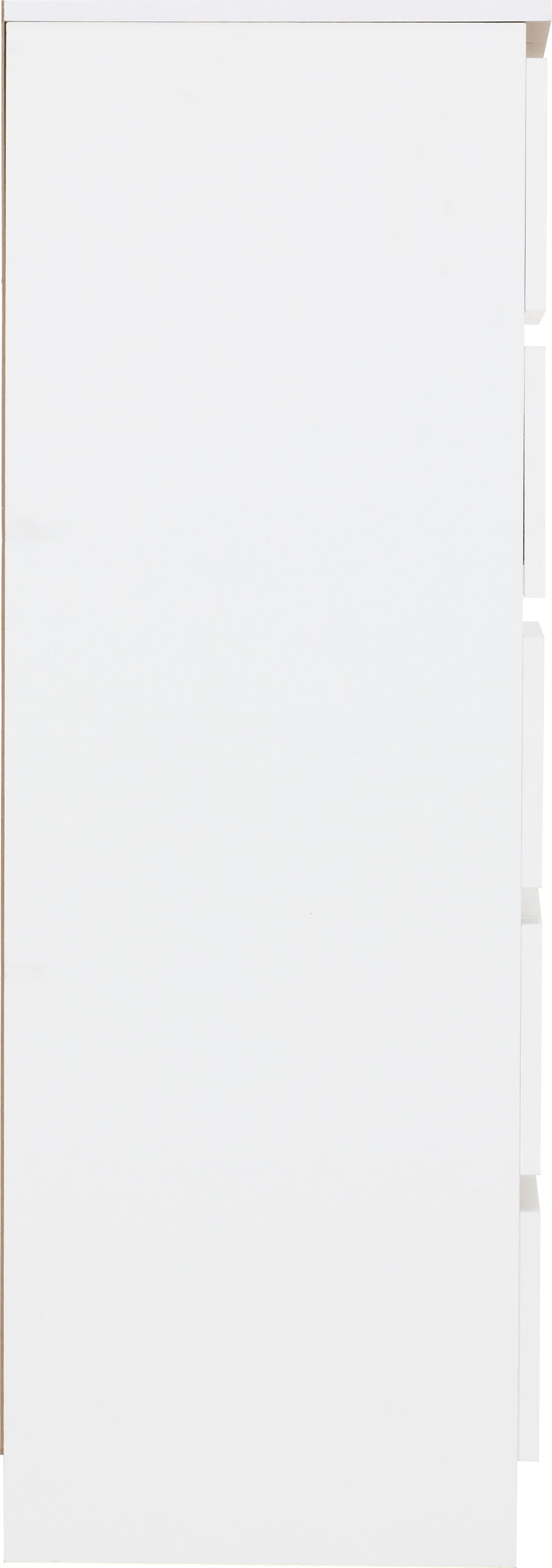 Malvern 5 Drawer Narrow Chest - White - view 6