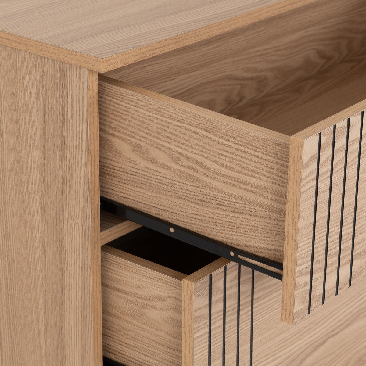 Tessa 3 Drawer Chest - Natural Oak Effect - view 3