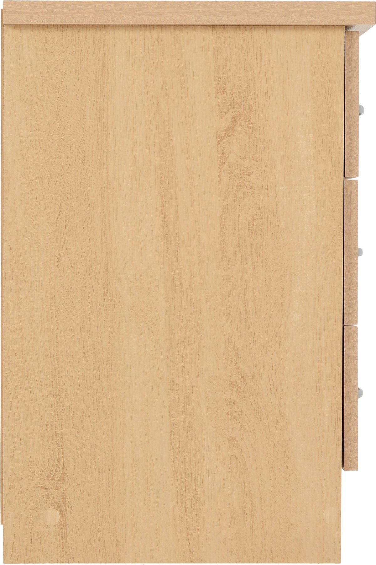 Nevada 3 Drawer Bedside - Sonoma Oak Effect - view 7