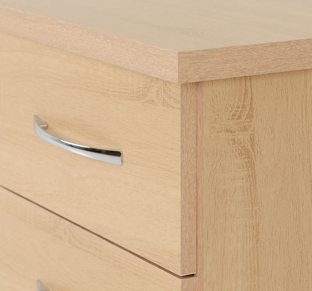 Nevada 3 Drawer Bedside - Sonoma Oak Effect - view 5