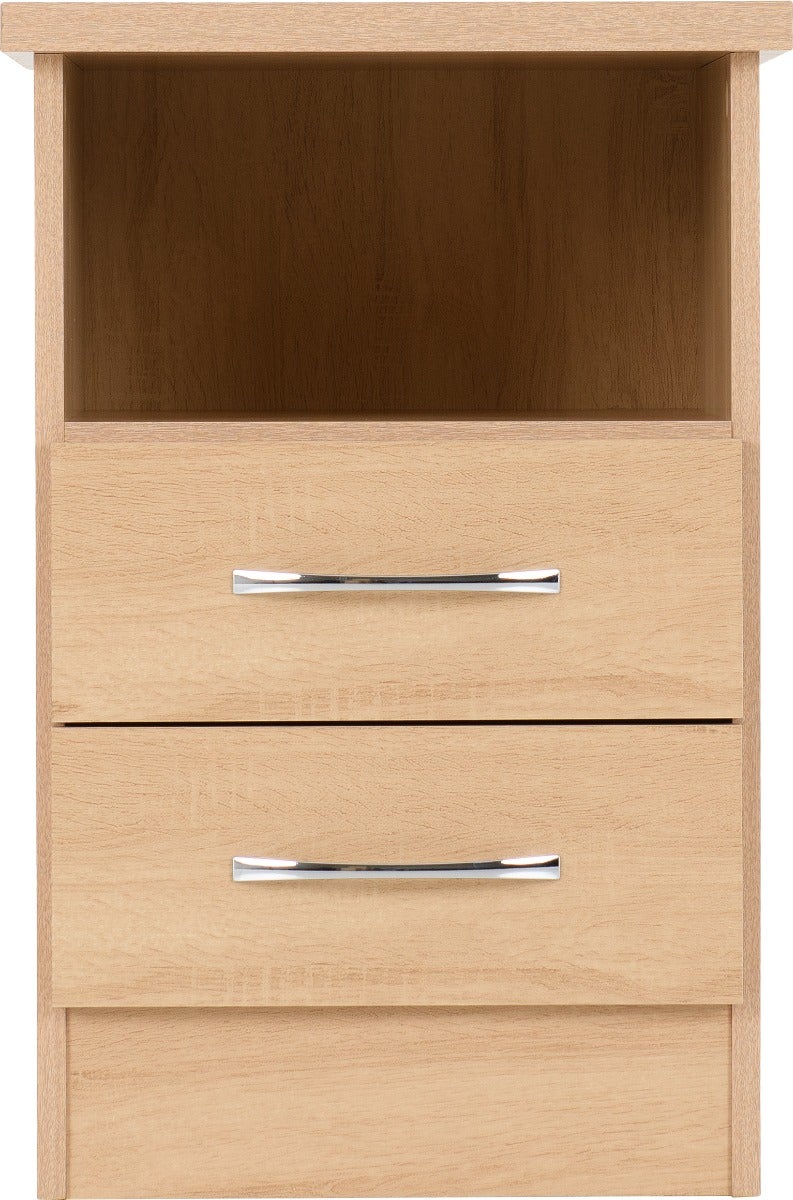 Nevada 2 Drawer Bedside - Sonoma Oak Effect - view 4