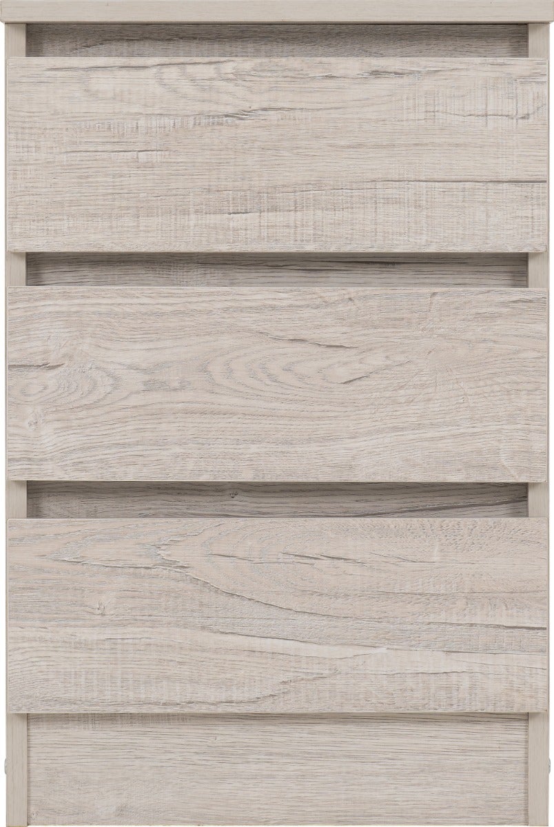 Malvern 3 Drawer Bedside - Urban Snow - view 4