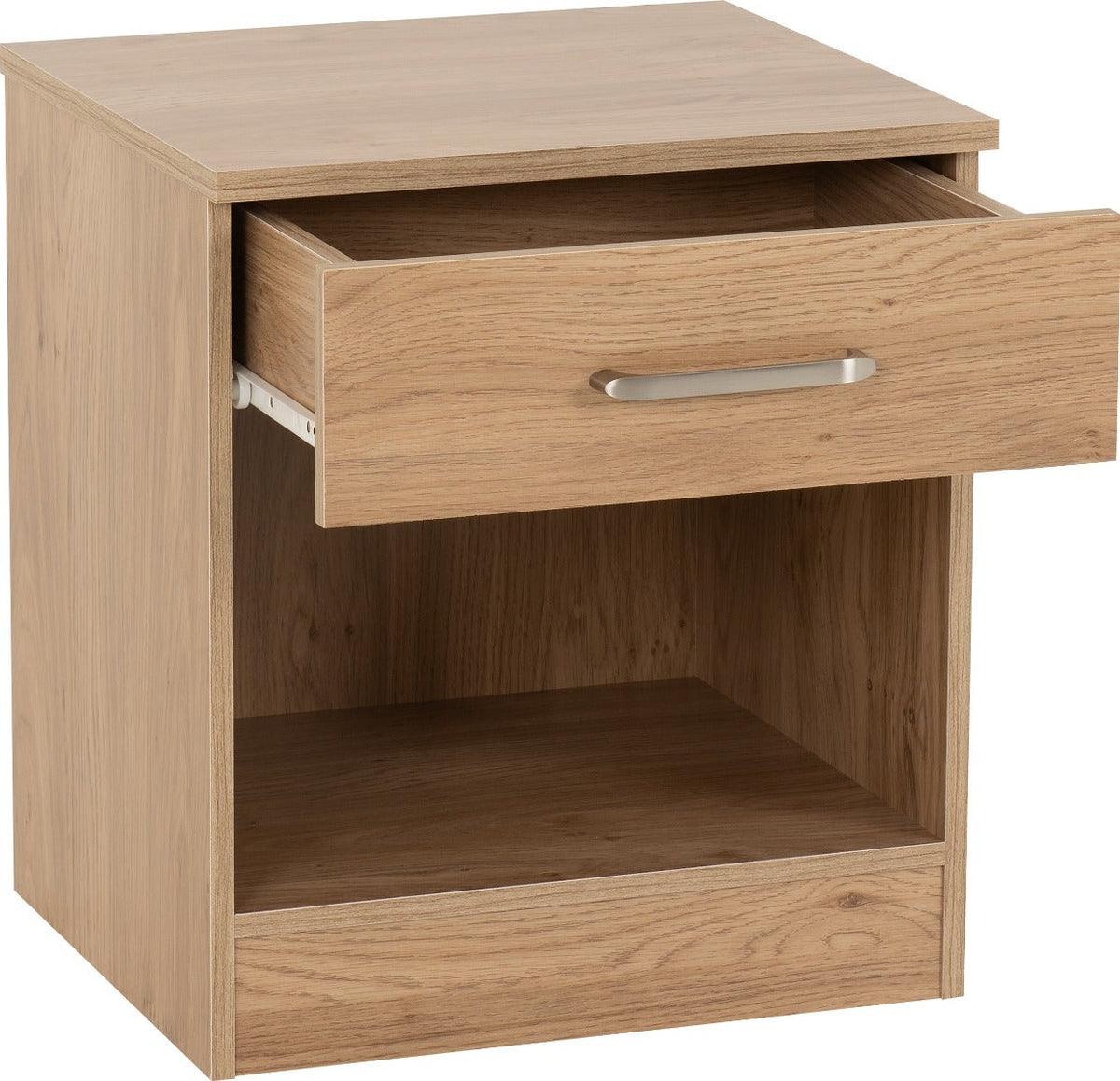 Dakota 1 Drawer Bedside - Oak Effect - view 3