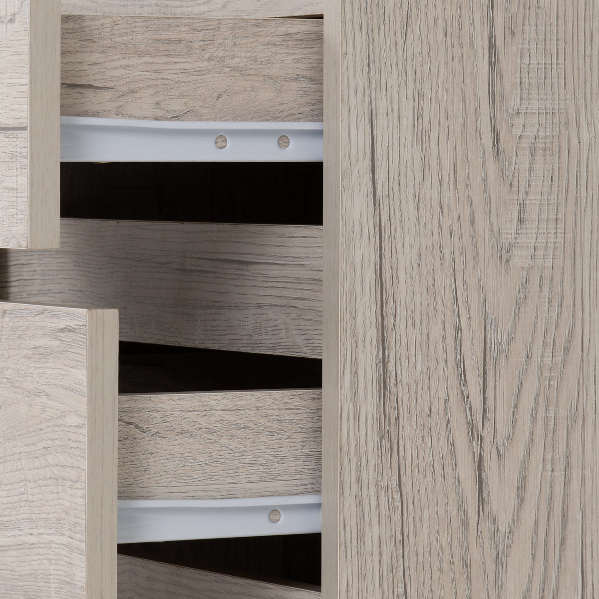 Malvern 3 Drawer Bedside X2 - Urban Snow - view 5