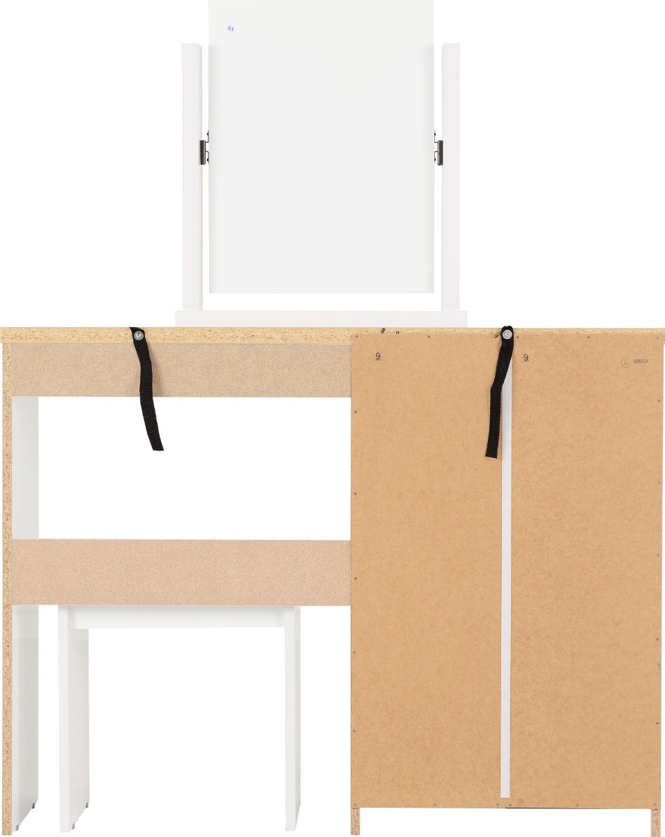 Nevada Dressing Table Set - White Gloss - view 6
