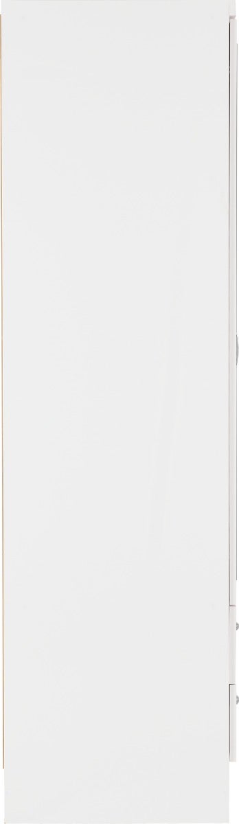 Nevada 4 Door 2 Drawer Wardrobe Bedroom Set - White Gloss - view 6
