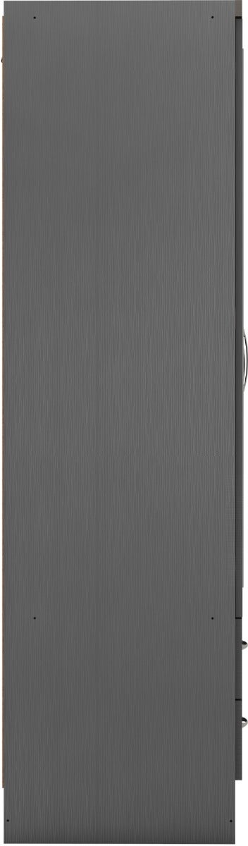 Nevada 4 Door 2 Drawer Wardrobe Bedroom Set - 3D Effect Grey - view 6