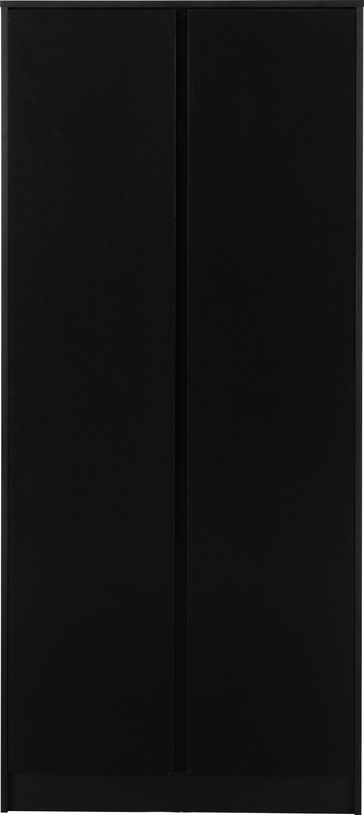 Malvern 2 Door Wardrobe Bedroom Set - Black - view 21