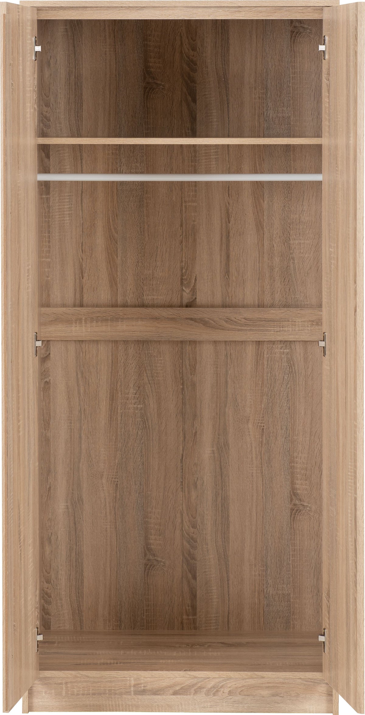 Malvern 2 Door Wardrobe Bedroom Set - Sonoma Oak Effect - view 20