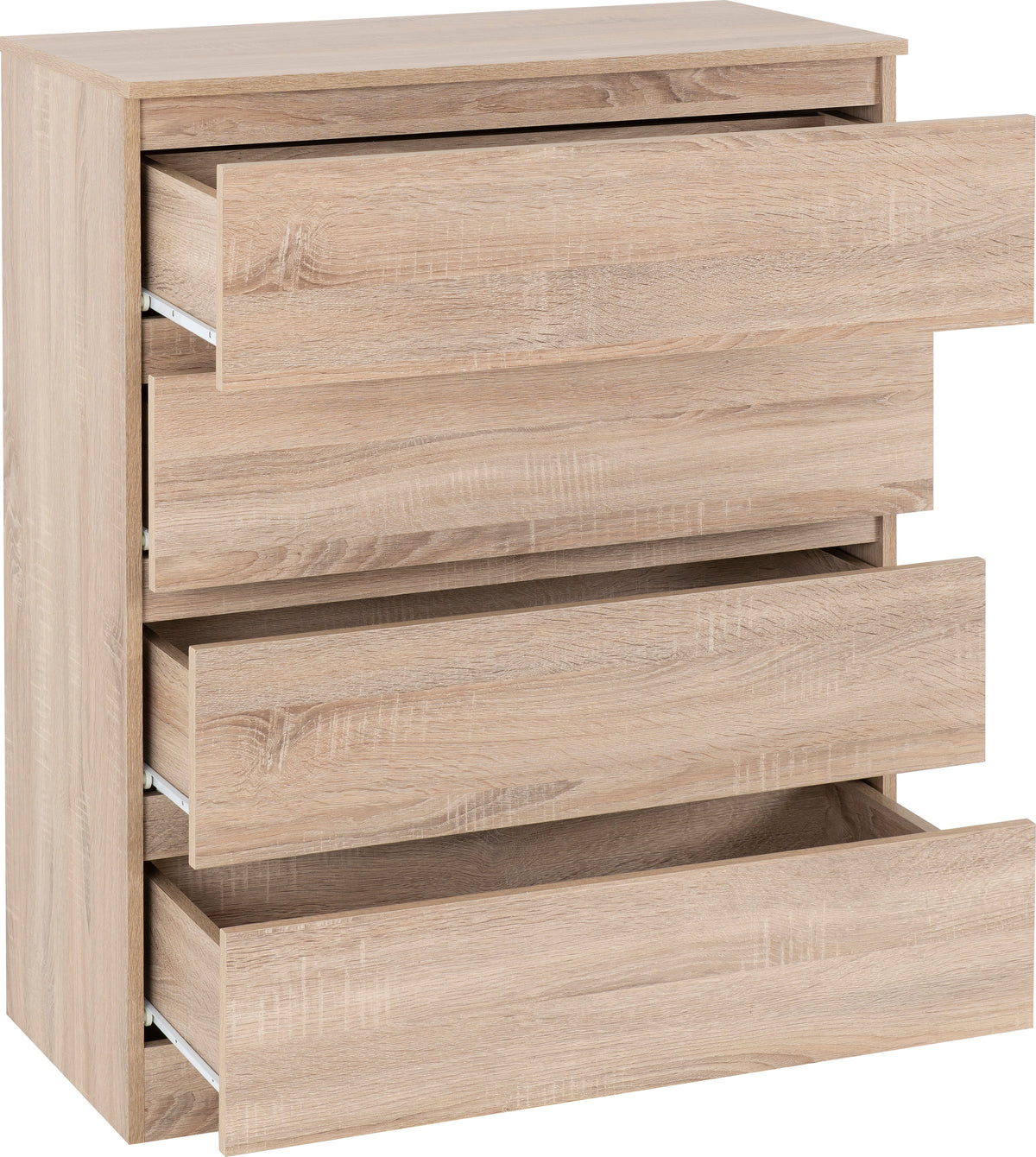 Malvern 3 Door Wardrobe Bedroom Set - Sonoma Oak Effect - view 16