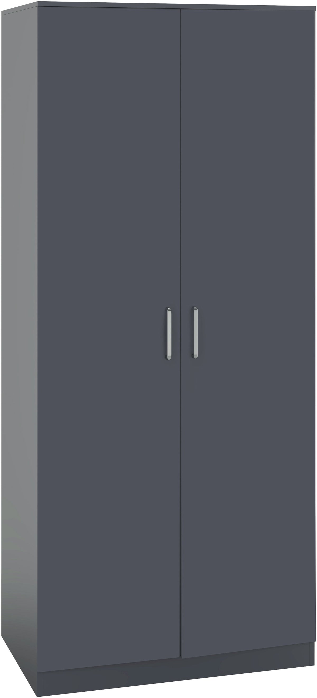 Dakota 2 Door Wardrobe Bedroom Set - Dark Grey - view 25