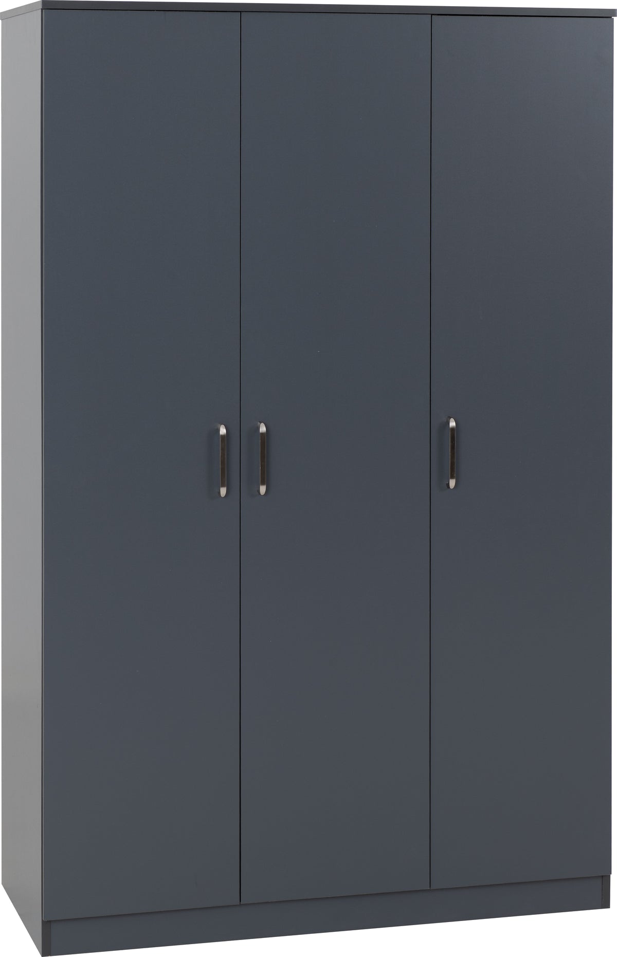 Dakota 3 Door Wardrobe Bedroom Set - Dark Grey - view 25