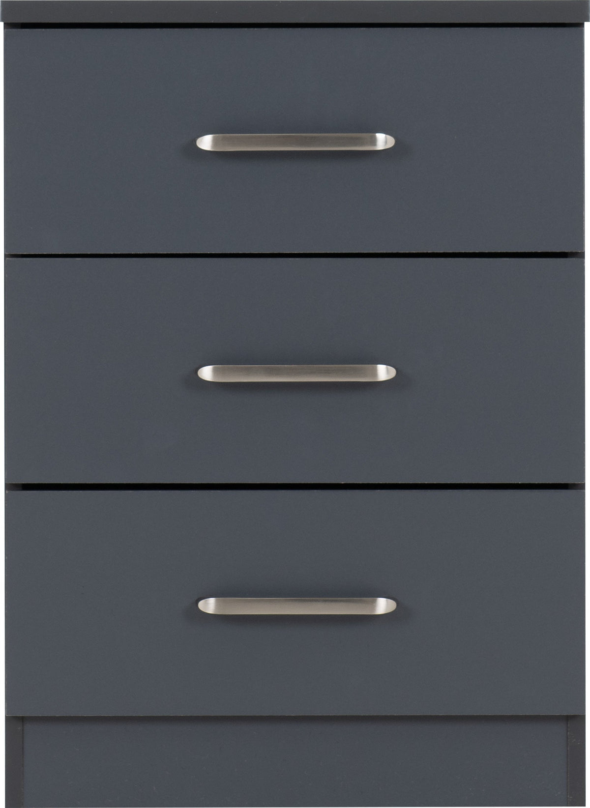 Dakota 3 Door Wardrobe Bedroom Set - Dark Grey - view 12