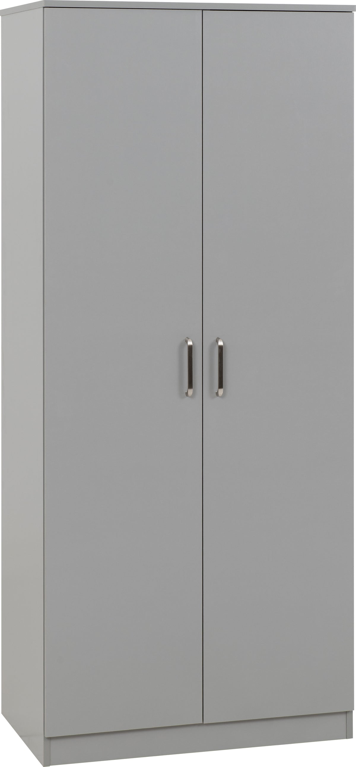 Dakota 2 Door Wardrobe Bedroom Set - Light Grey - view 25