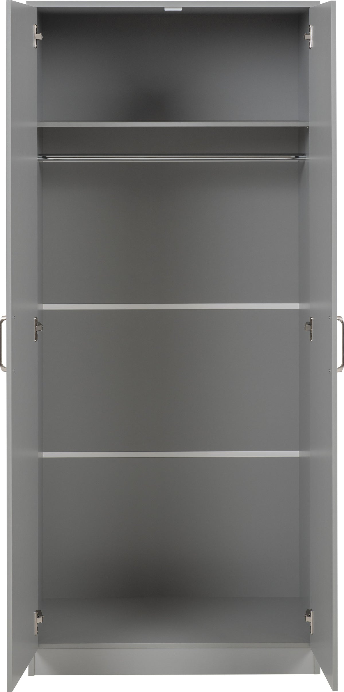 Dakota 2 Door Wardrobe Bedroom Set - Light Grey - view 23