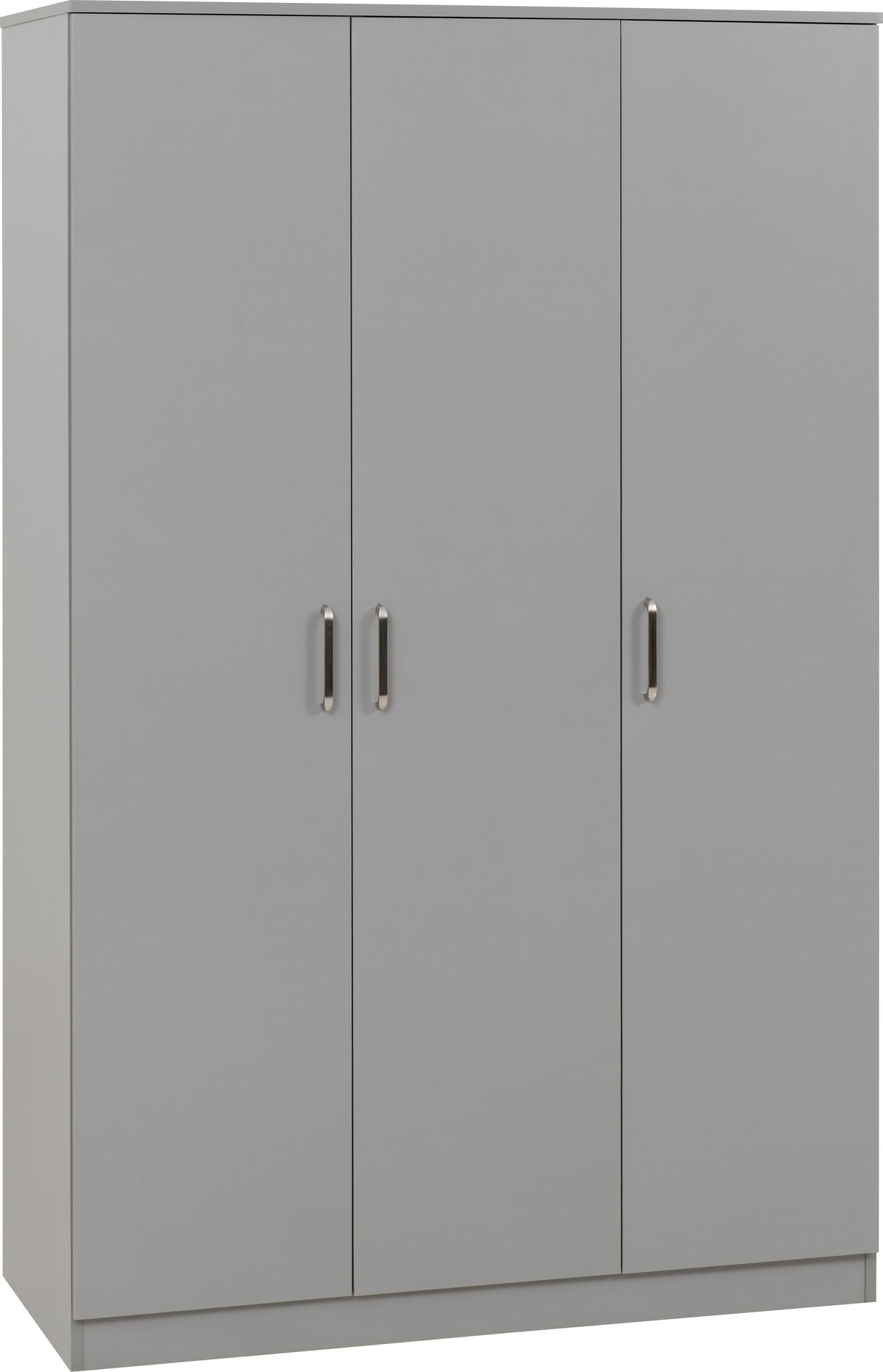 Dakota 3 Door Wardrobe Bedroom Set - Light Grey - view 25