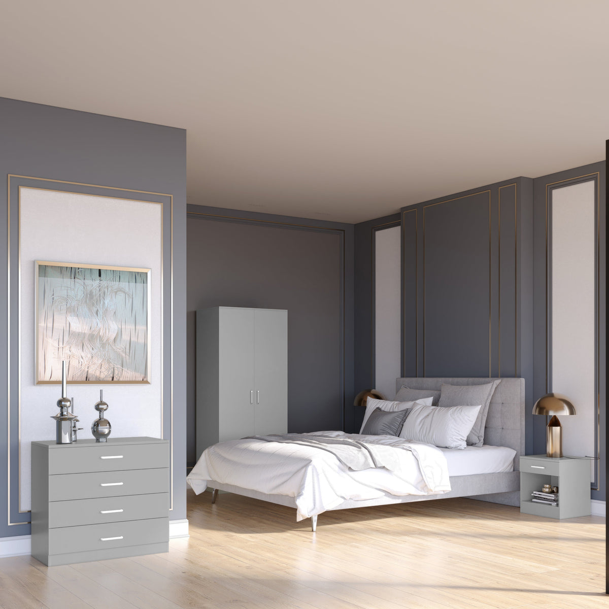 Dakota Trio Set - Light Grey - view 8