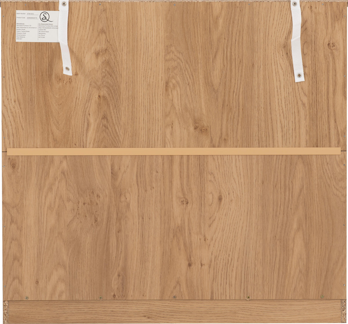 Dakota 2 Door Wardrobe Bedroom Set - Oak Effect - view 16