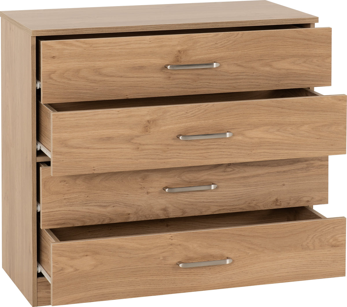 Dakota 3 Door Wardrobe Bedroom Set - Oak Effect - view 13