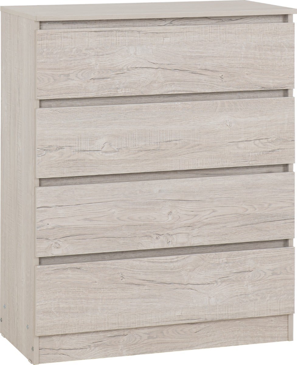 Malvern 4 Door Wardrobe Bedroom Set - Urban Snow - view 9
