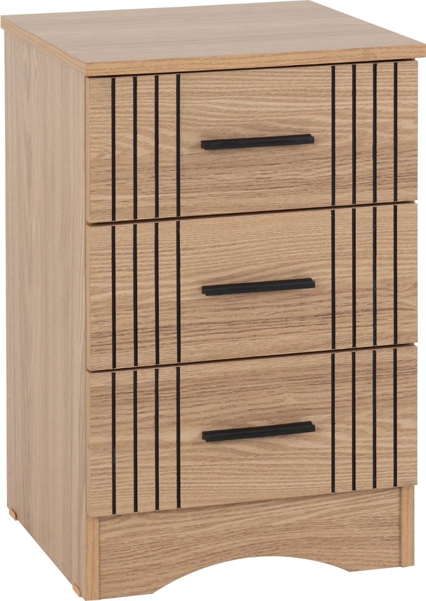 Tessa 2 Door Wardrobe Bedroom Set - Natural Oak Effect - view 16