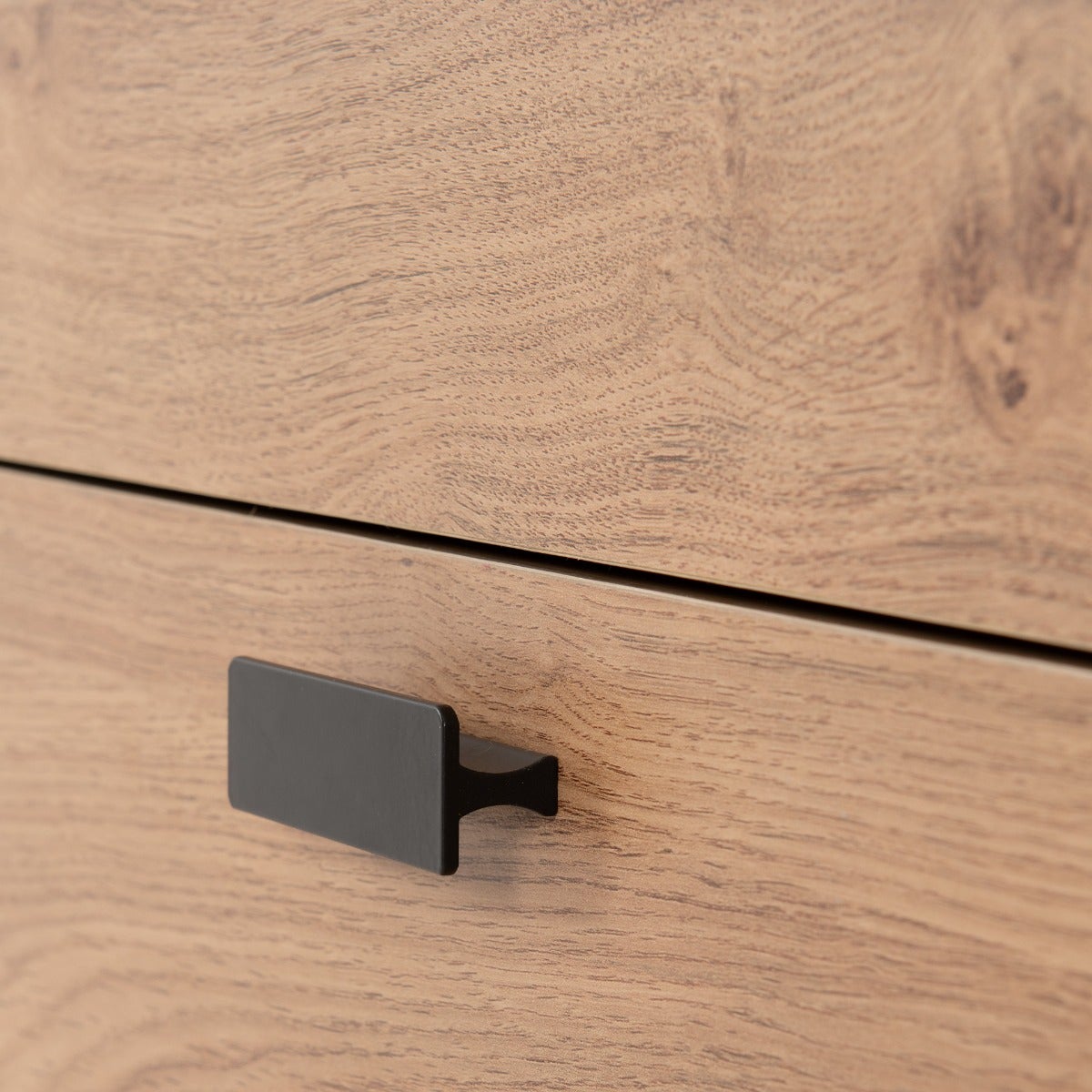 Leon 2 Drawer Coffee Table - Medium Oak Effect - view 8