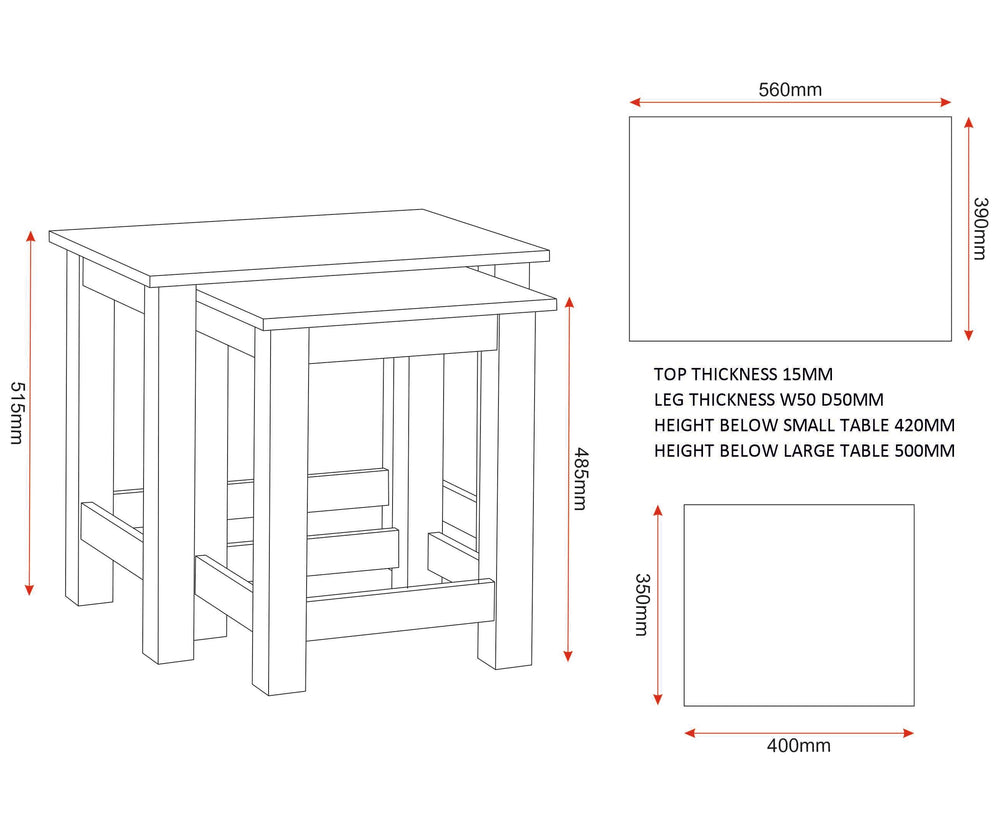 Tessa Nest Of 2 Tables