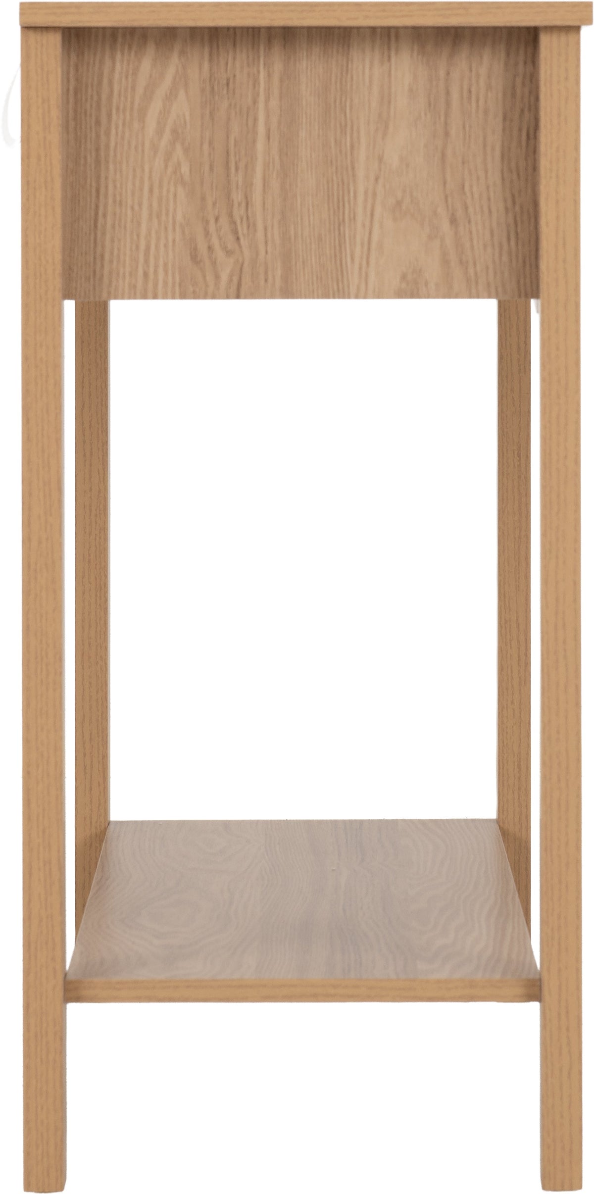 Tessa 2 Drawer Console Table - Natural Oak Effect - view 6