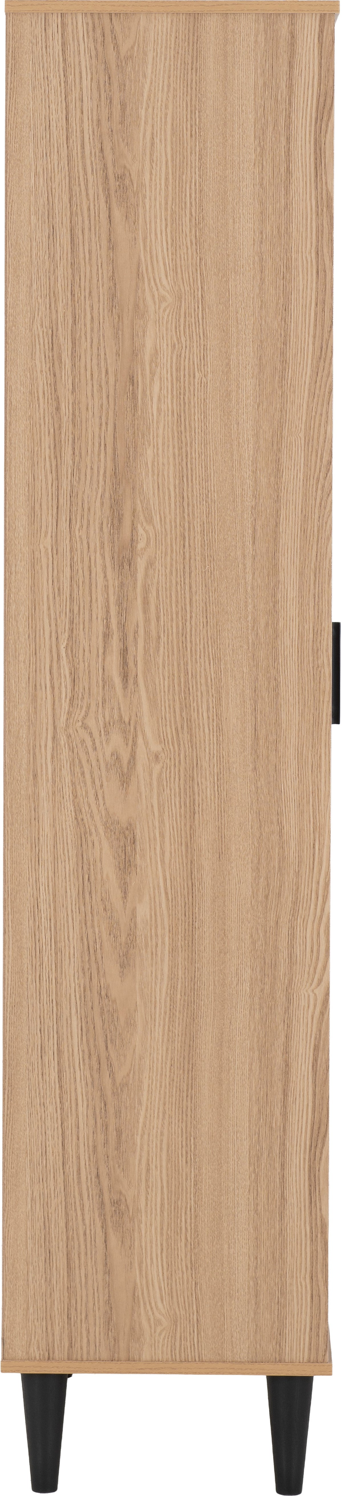 Tessa 1 Door 2 Drawer Bookcase Unit - Natural Oak Effect - view 7