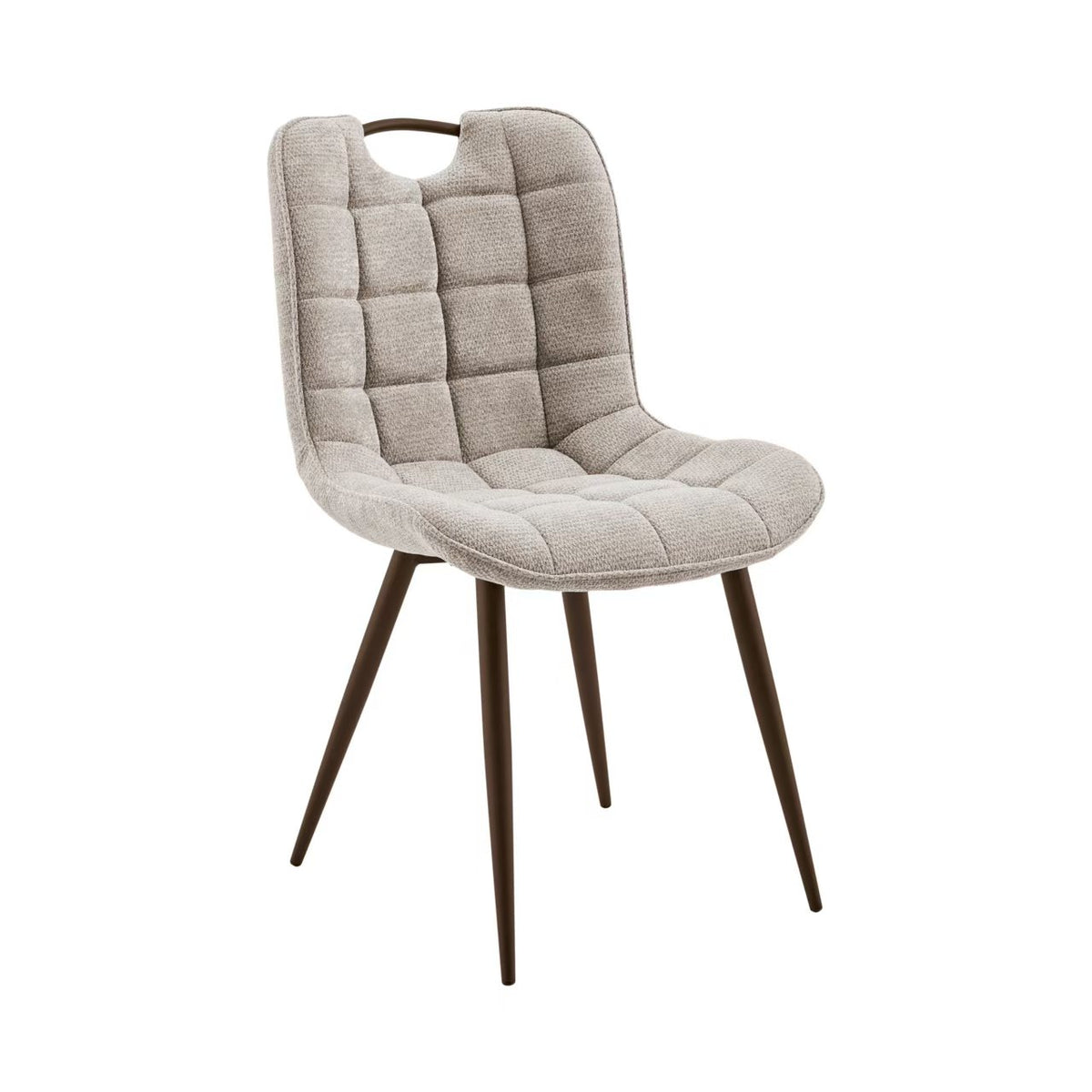 Monza Brown Fabric Dining Chair