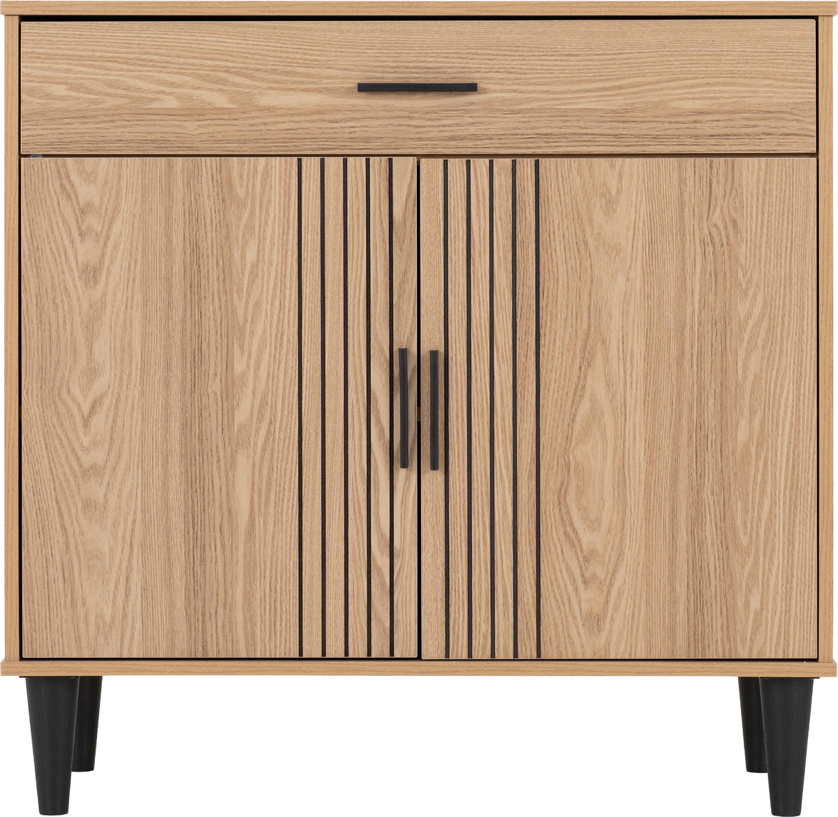 Tessa 2 Door 1 Drawer Sideboard - Natural Oak Effect - view 7