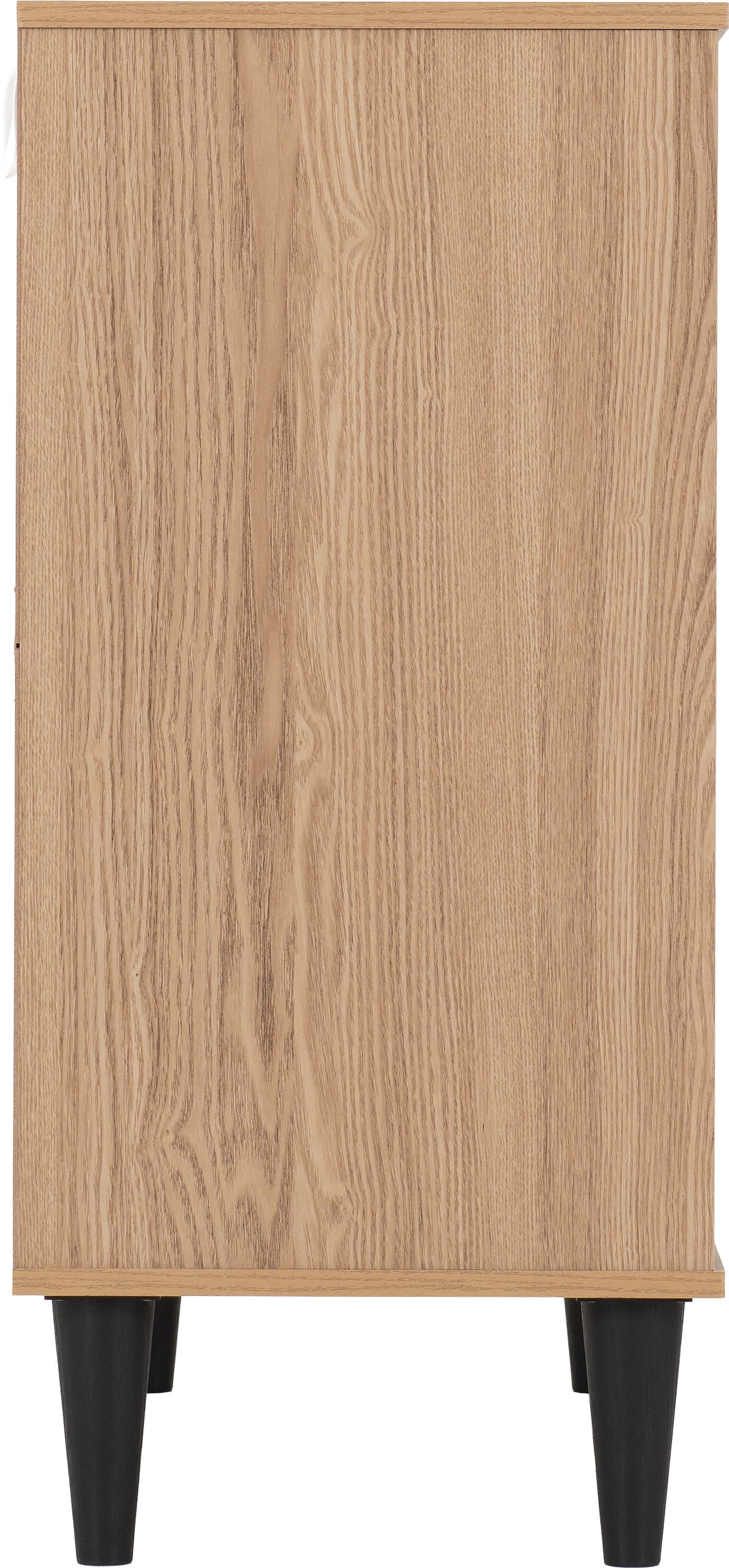 Tessa 2 Door 1 Drawer Sideboard - Natural Oak Effect - view 6