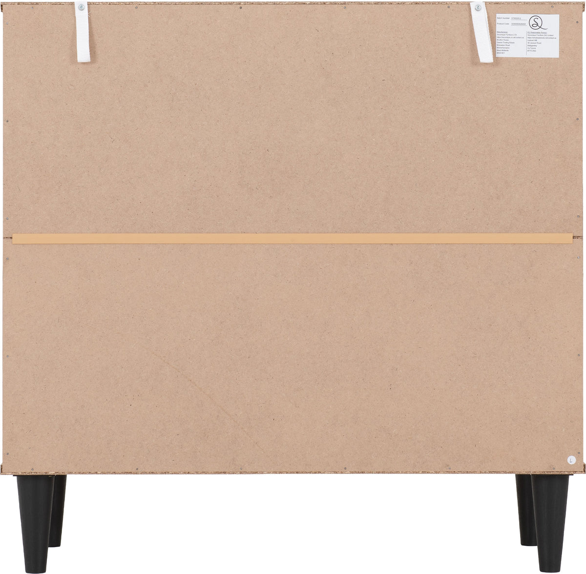 Tessa 2 Door 1 Drawer Sideboard - Natural Oak Effect - view 5