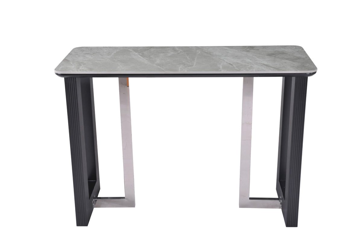 Engelberg Grey & Black Bar Table