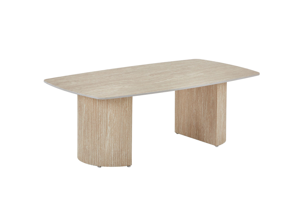 Olympia Beige Ceramic Coffee Table