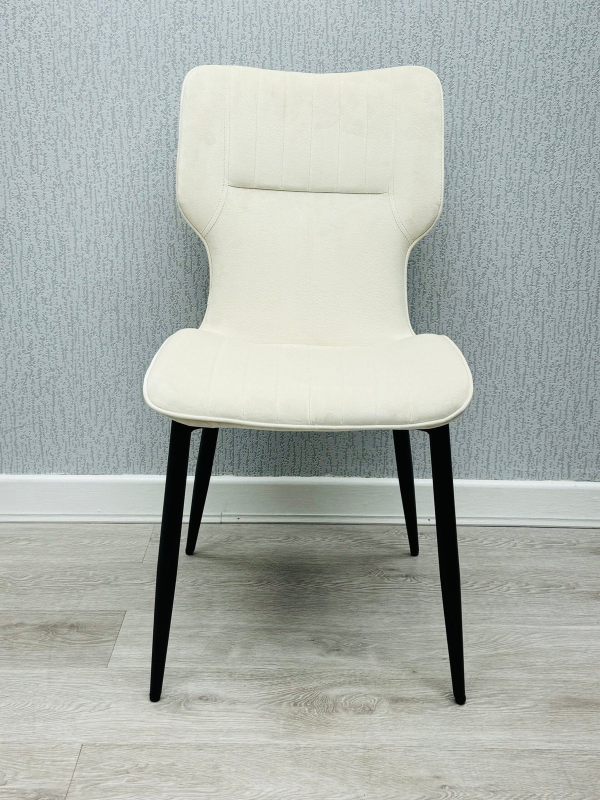 Windsor Mink Velvet Chair