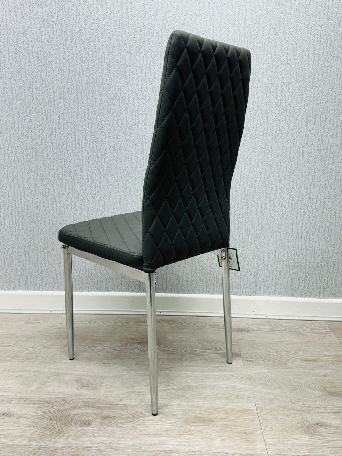 Morano Grey Glass Table with California Chairs