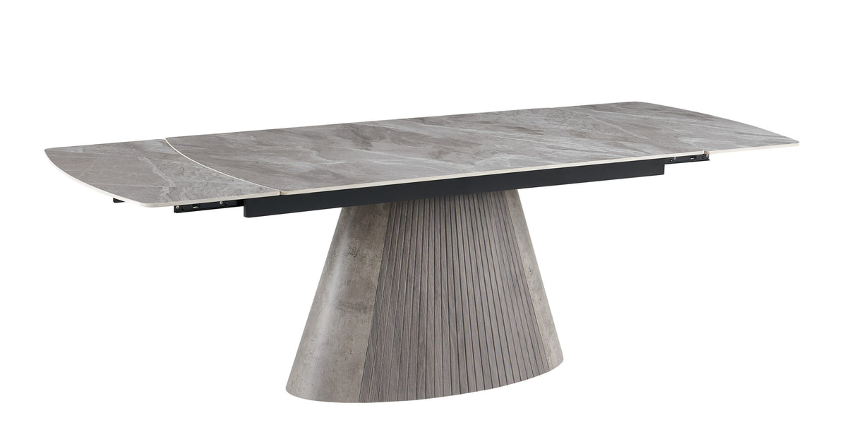 Monaco Grey Sintered Stone Dining Table