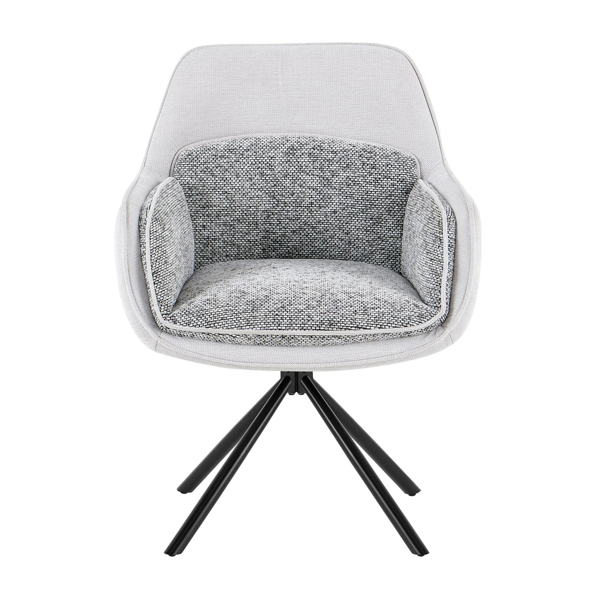 Florence 360 Grey Swivel Chair