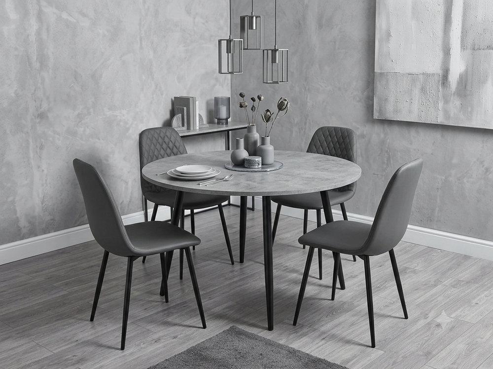 Boston Round Table with 4 Chairs