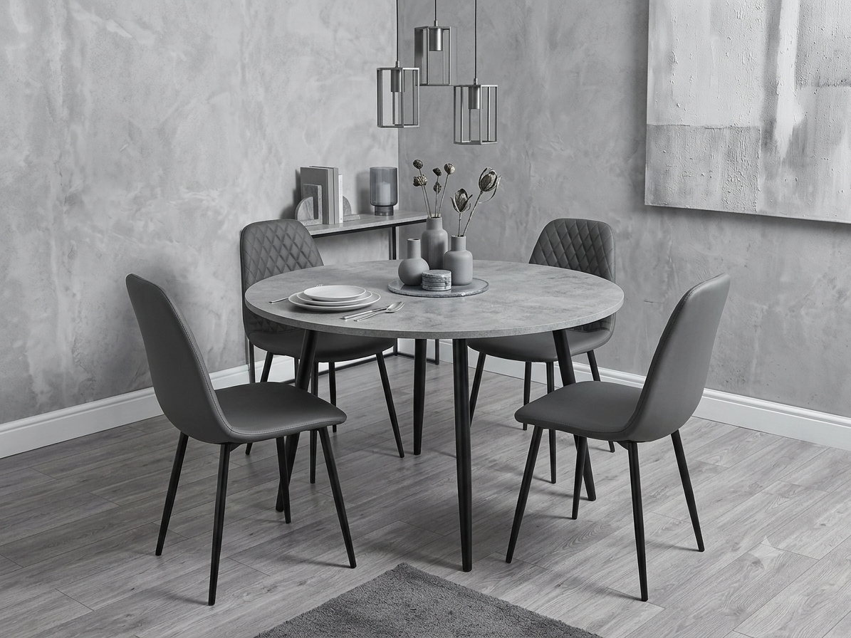 Boston Round Table with 4 Chairs