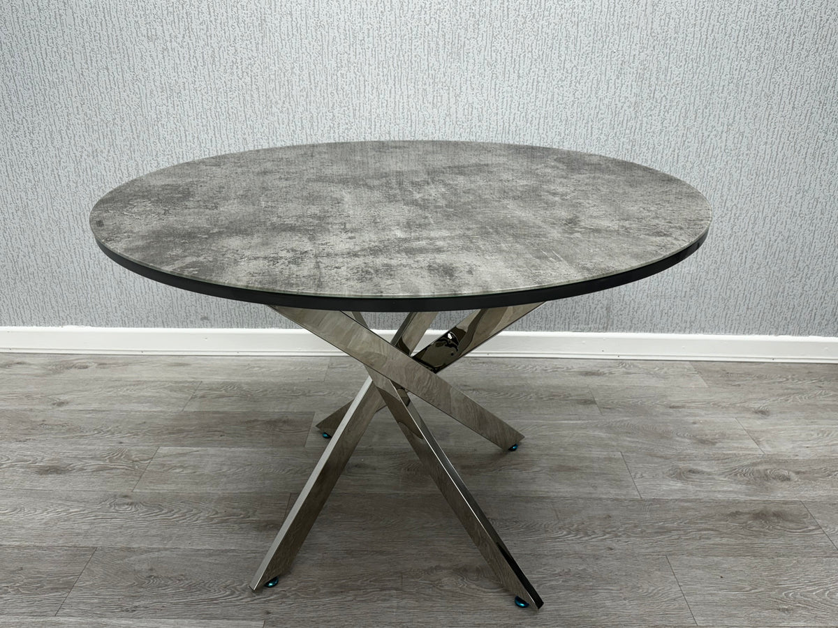 Tokyo Round Dining Set (Table & 4 Chairs)