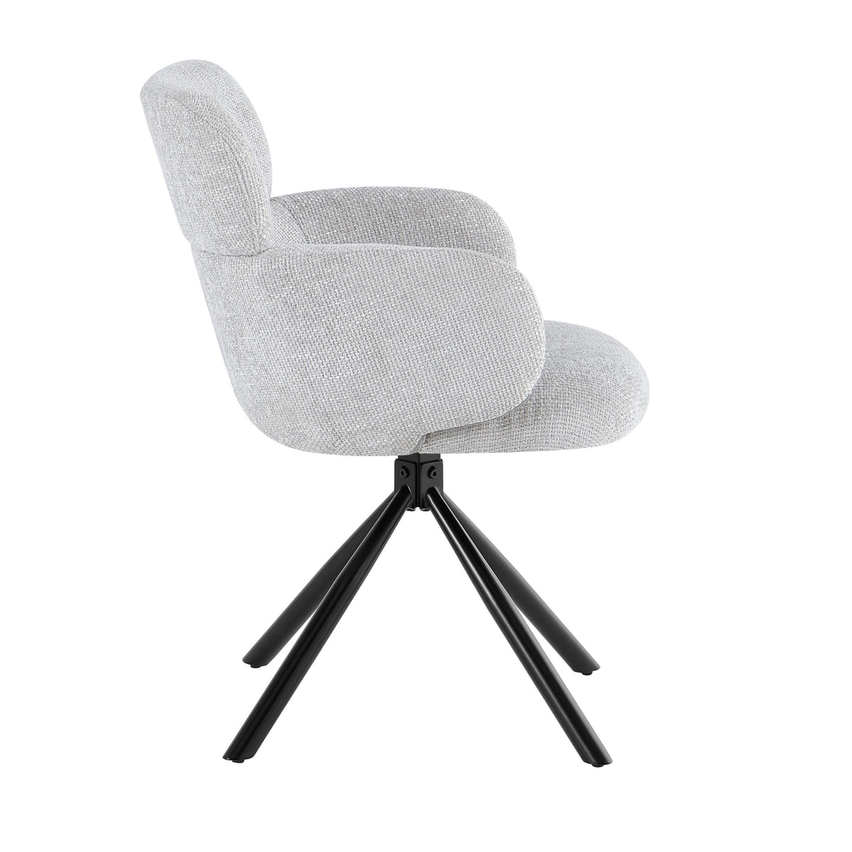 Tuscany Grey 360 Swivel Chair