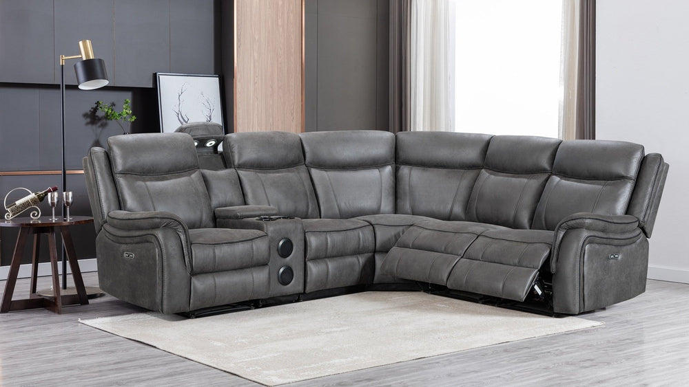 Zona Power Recliner Corner Sofa