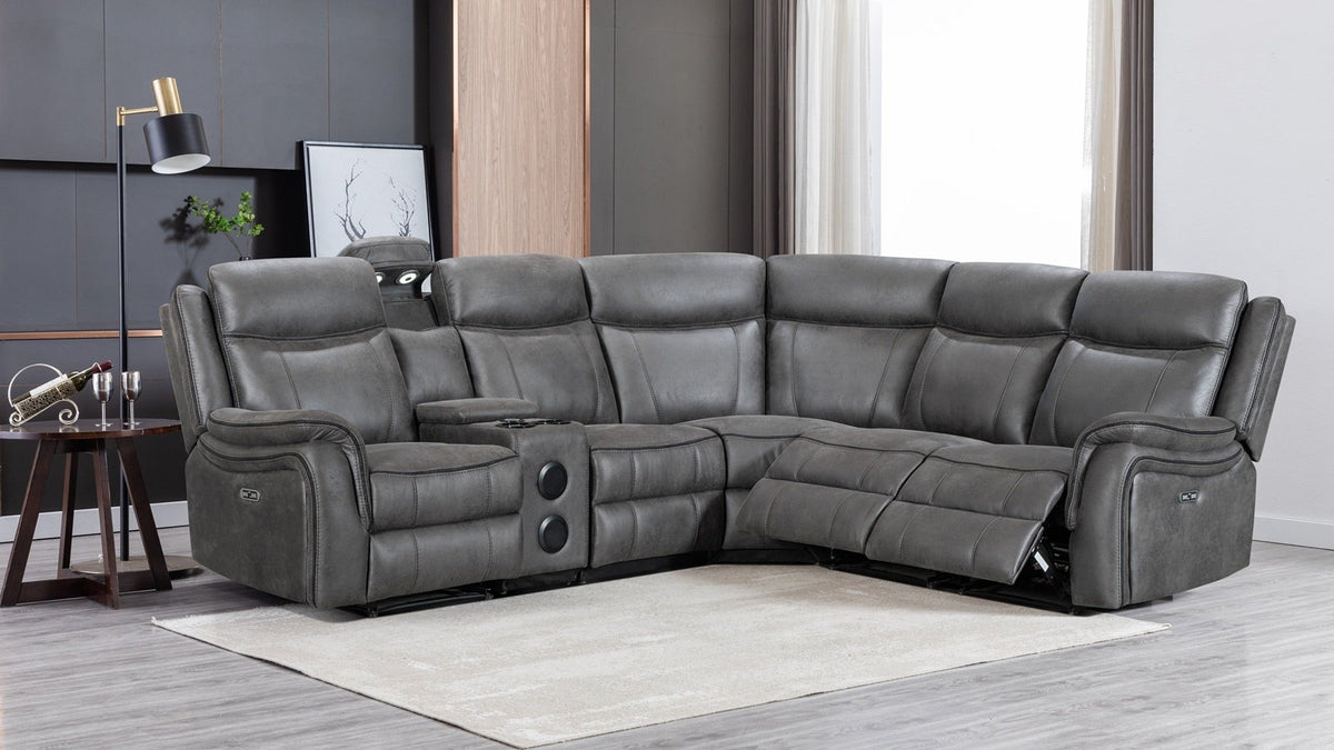 Zona Power Recliner Corner Sofa