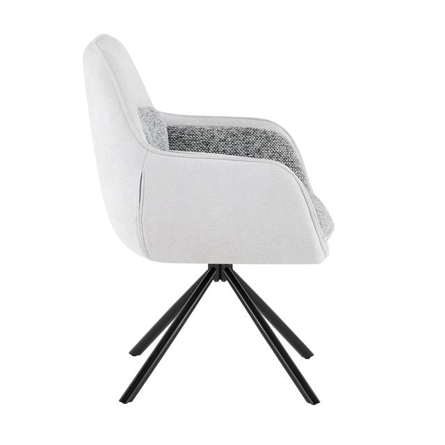 Florence 360 Grey Swivel Chair